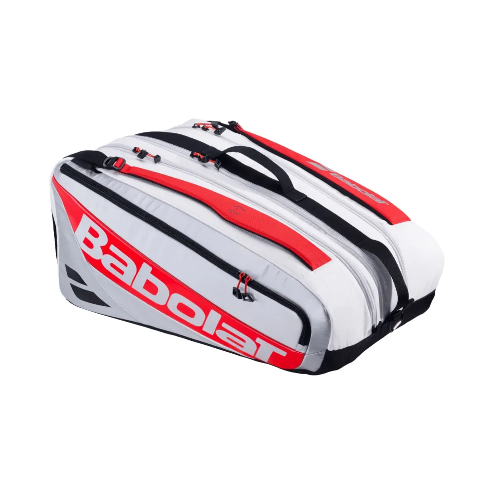 Babolat Pro Juan Lebron 2025 Padelschlägertasche - Weiß, Silber