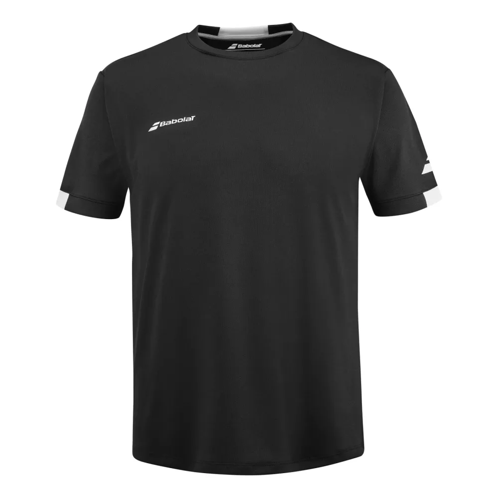 Babolat Play Crew Neck T - Shirt Herren Schwarz