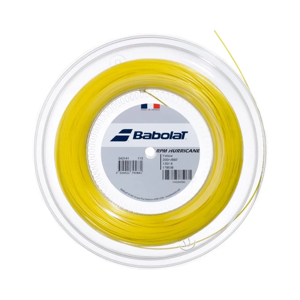 Babolat RPM Hurricane Saitenrolle 200m - Gelb