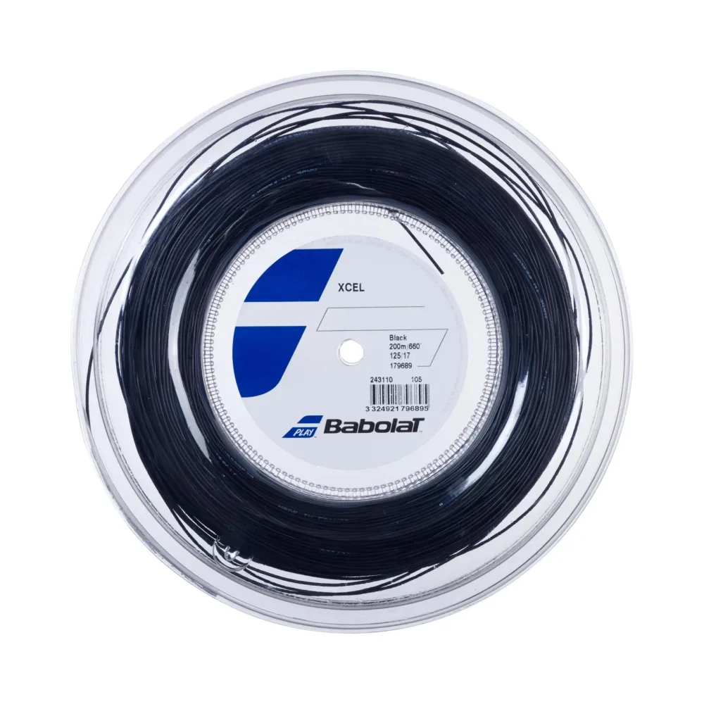 Babolat Xcel Saitenrolle 200m - Schwarz