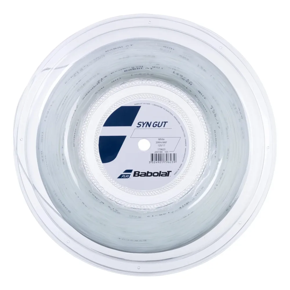 Babolat Synthetic Gut Saitenrolle 200m - Weiß