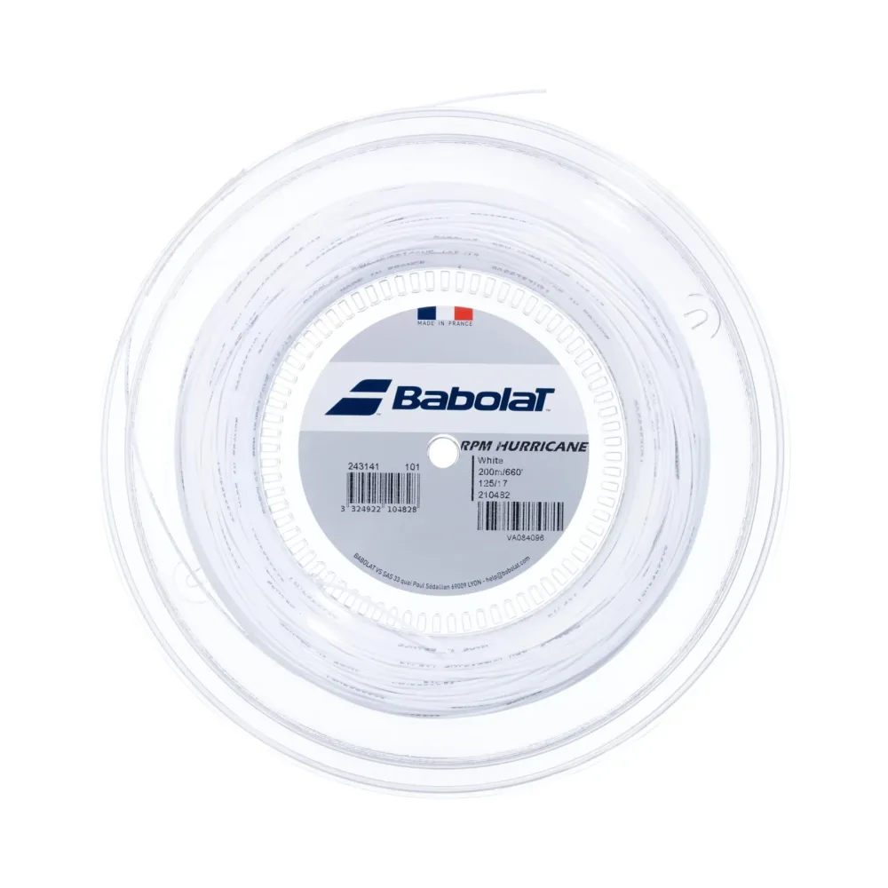 Babolat RPM Hurricane Saitenrolle 200m - Weiß