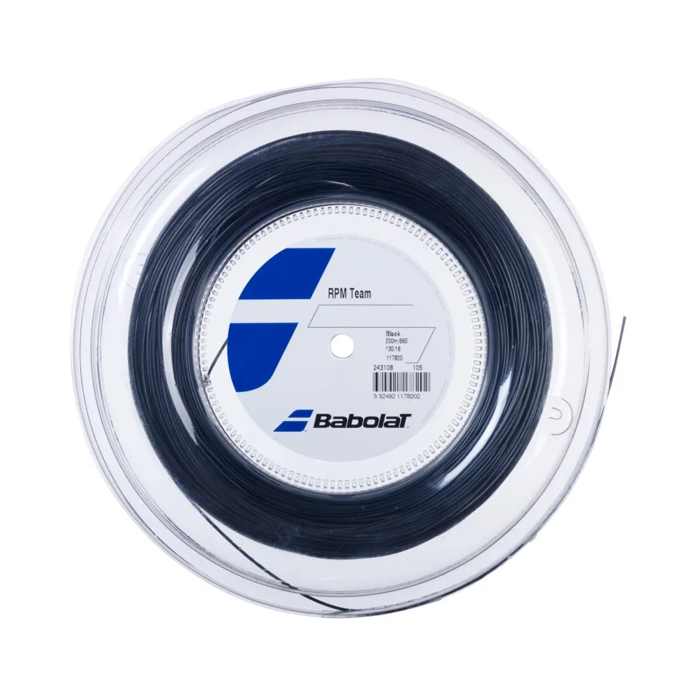 Babolat Team RPM Saitenrolle 200m - Schwarz