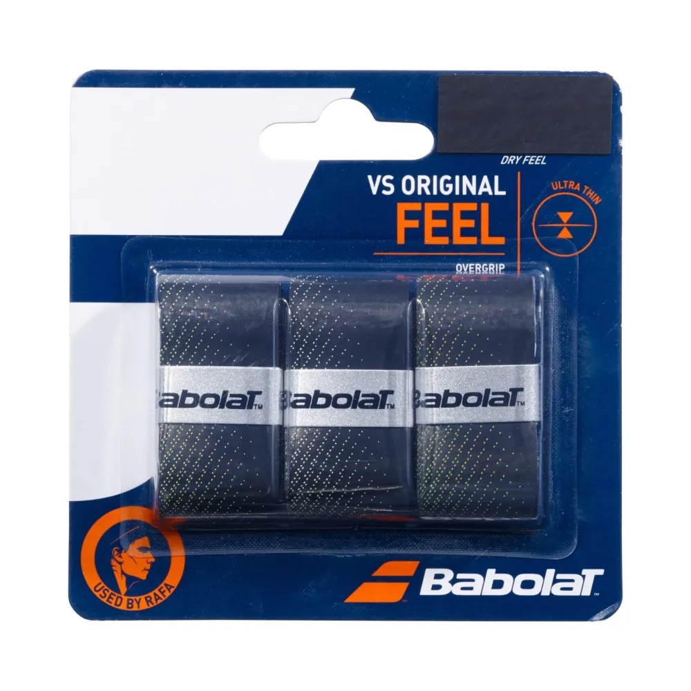 Babolat VS Grip Original 3er Pack - Schwarz, Gelb