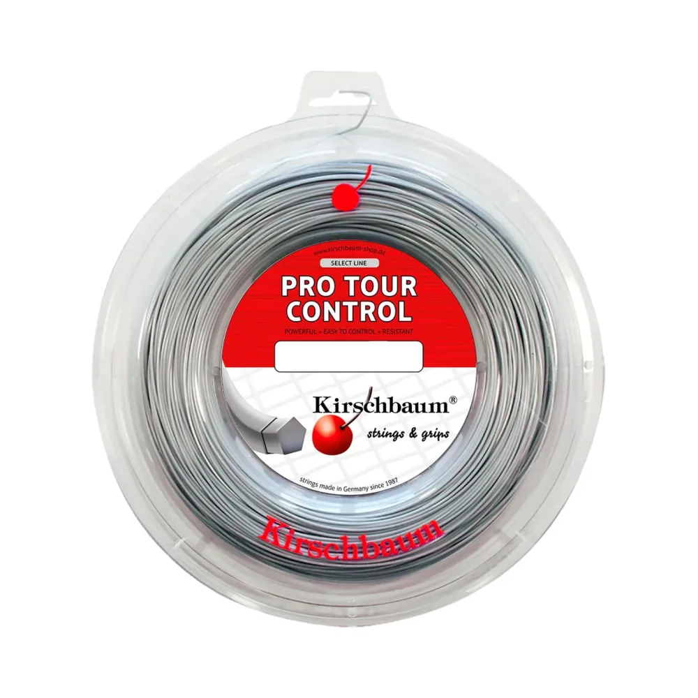 Kirschbaum Pro Tour Control Saitenrolle 200m - Silber