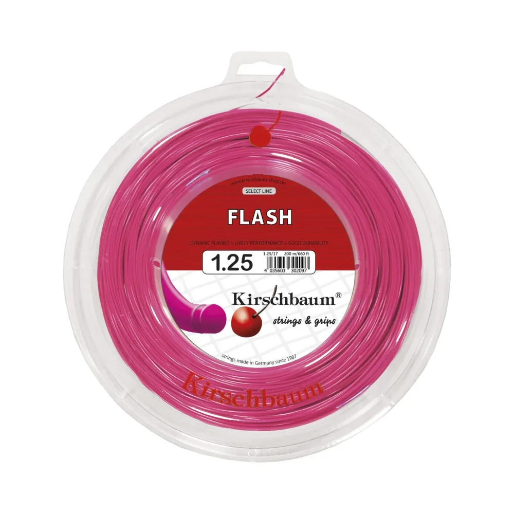 Kirschbaum Flash Saitenrolle 200m - Pink