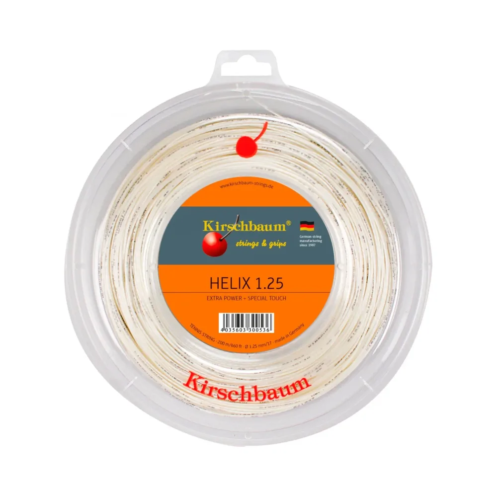 Kirschbaum Helix Saitenrolle 200m - Weiß