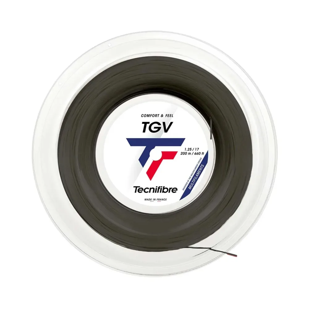 Tecnifibre TGV 200m Saitenrolle - Schwarz