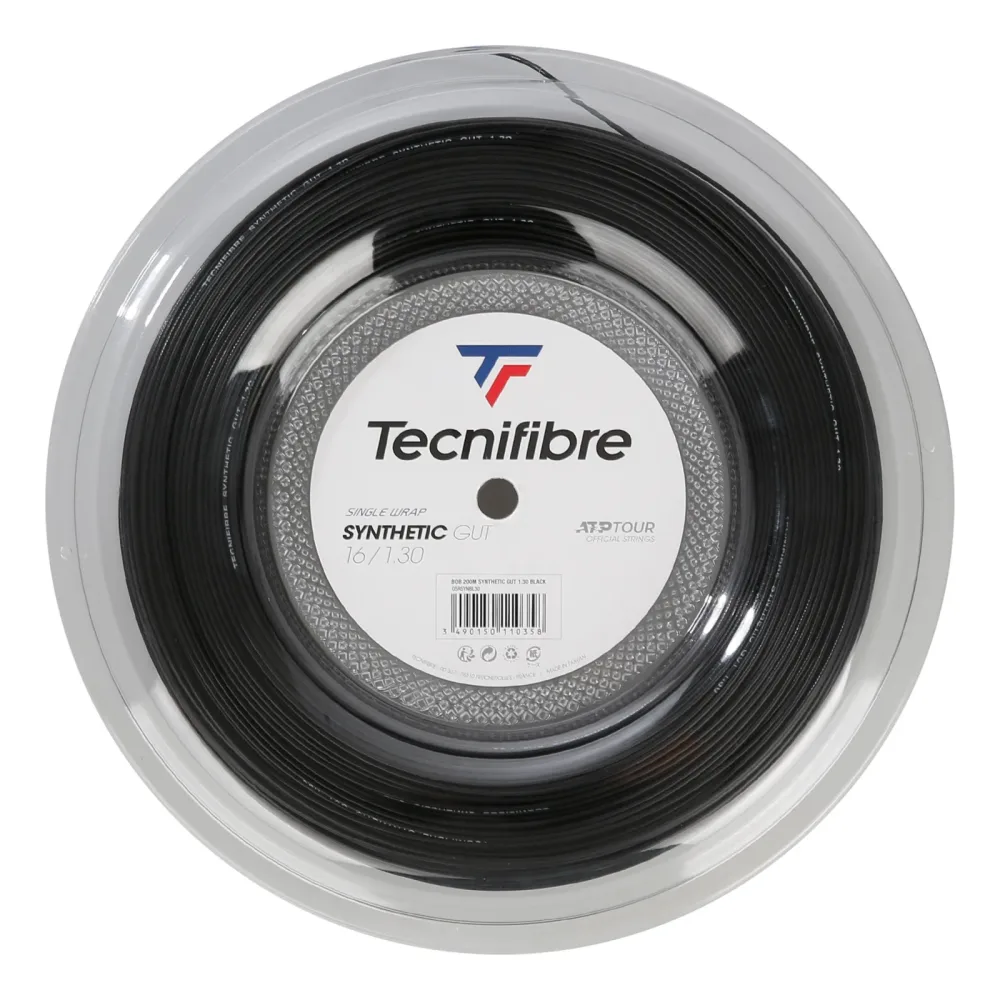 Tecnifibre Synthetic Gut 200m Saitenrolle-Schwarz