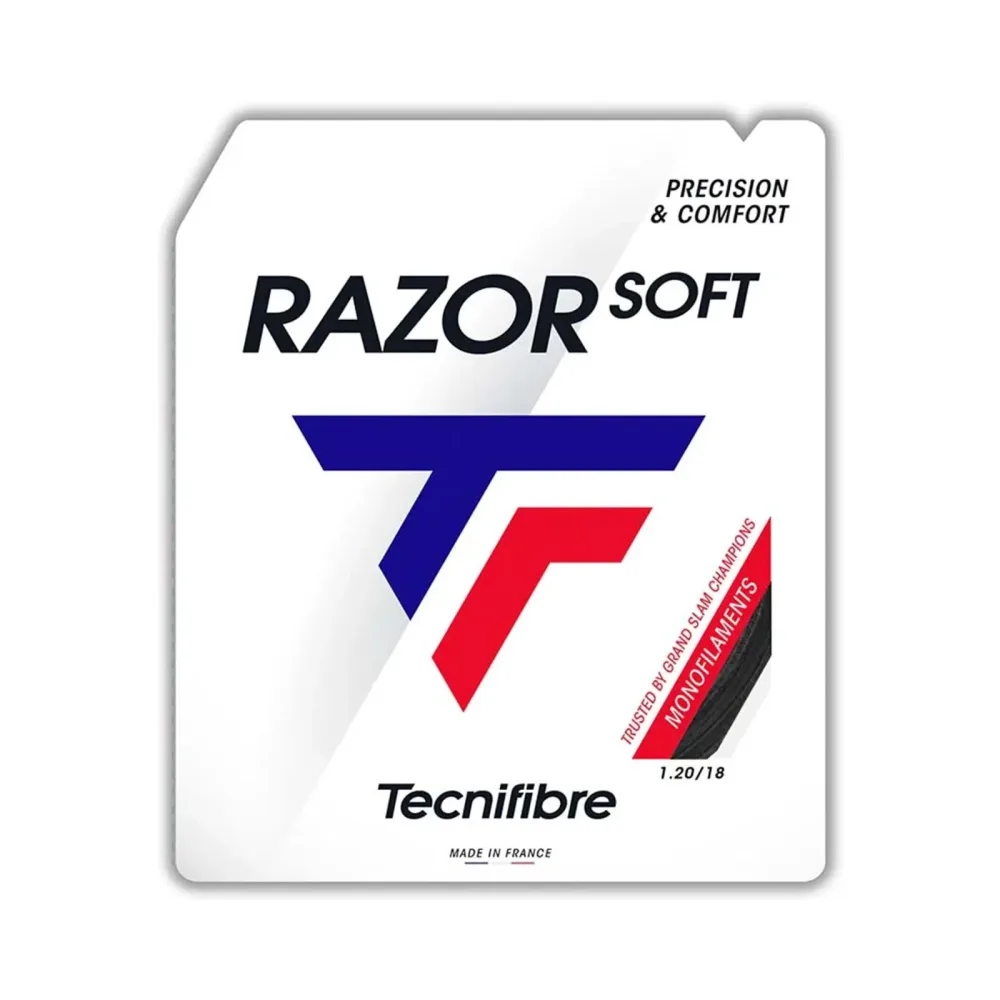 Tecnifibre Razor Soft 1,25 Tennissaite Grau, Herren, Größe: ONE SIZE