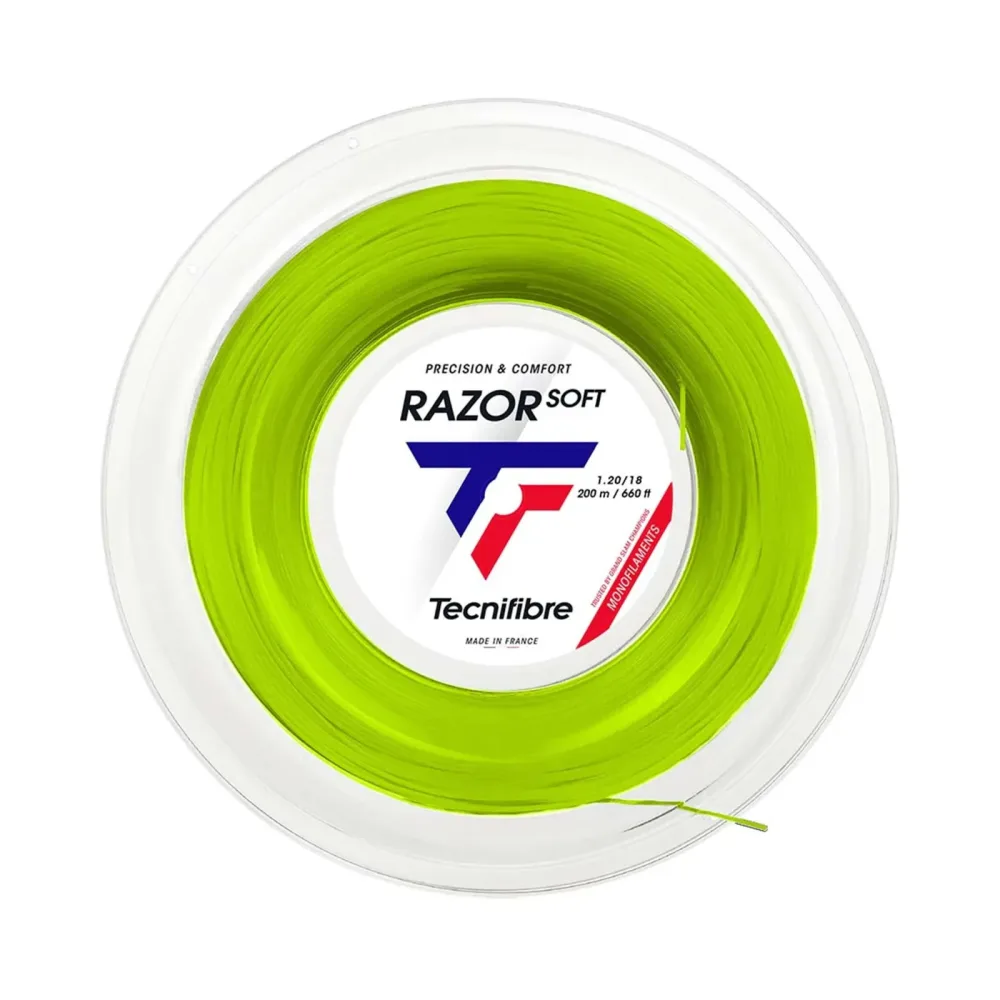 Tecnifibre Razor Soft 200m Saitenrolle - Limette