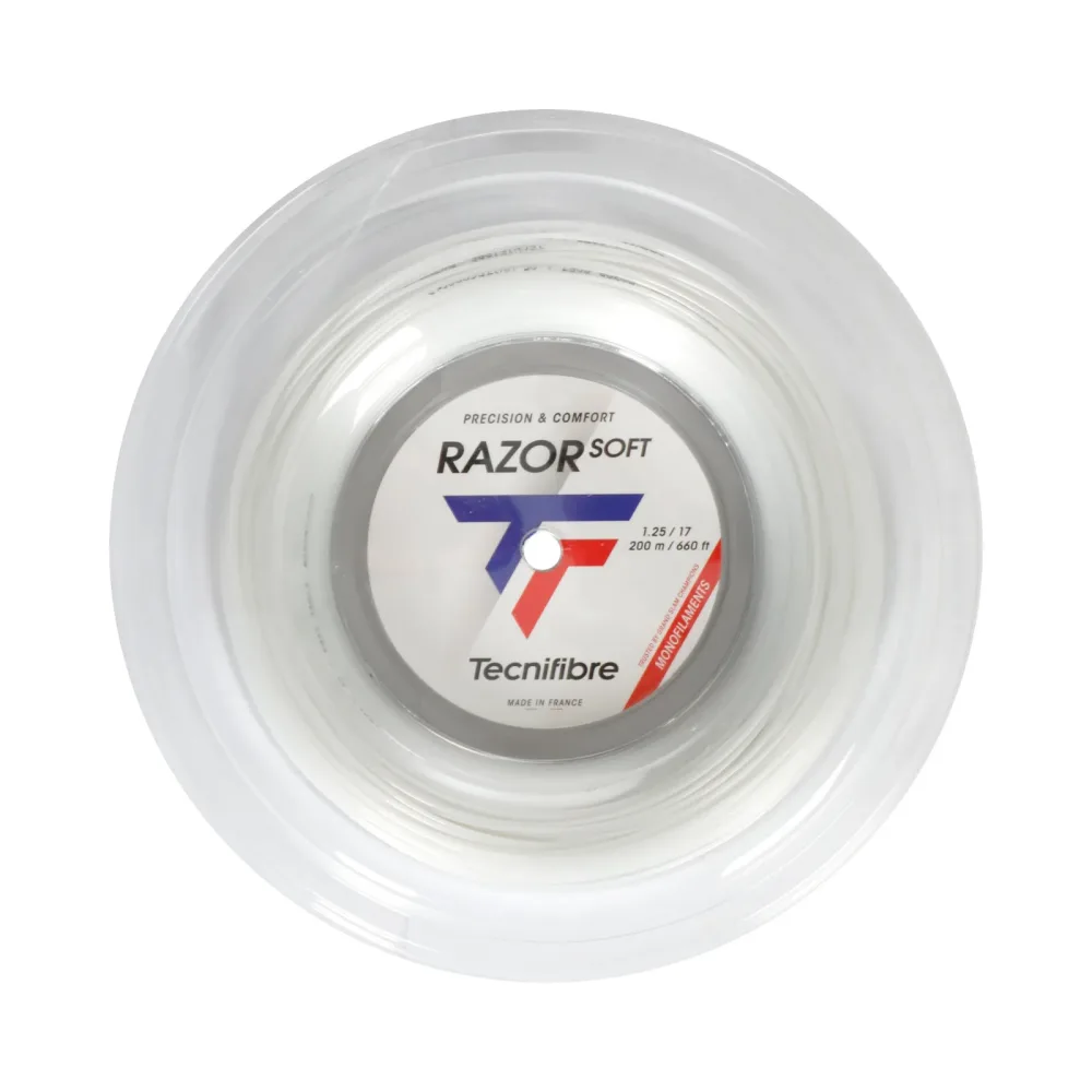 Tecnifibre Razor Soft 200m Saitenrolle-Weiß