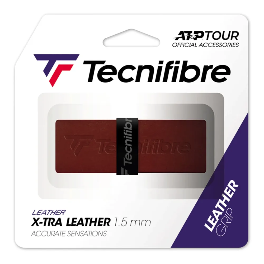 Tecnifibre Lederband 1er Pack - Braun