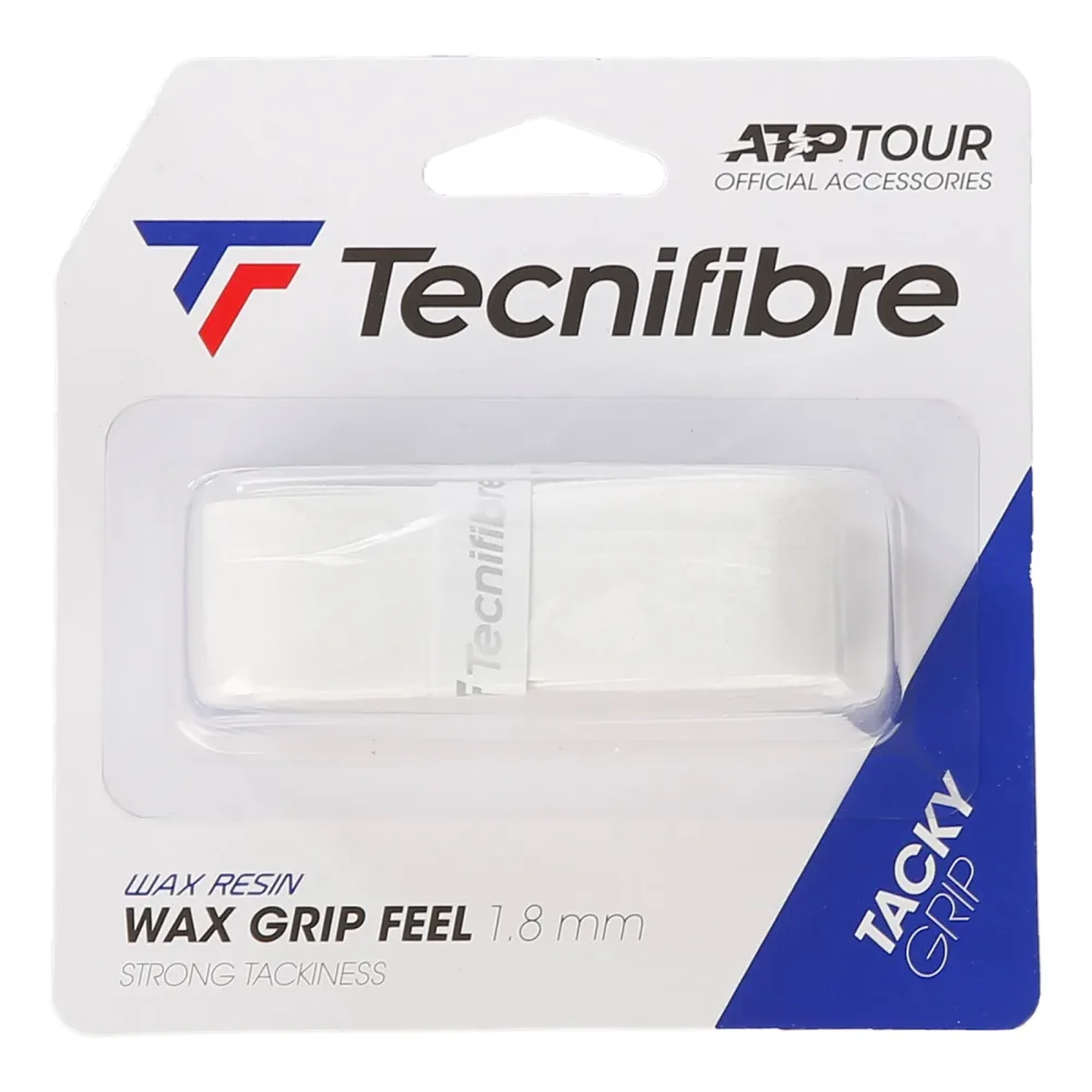 Tecnifibre Wax Feel Grip 1er Pack - Weiß