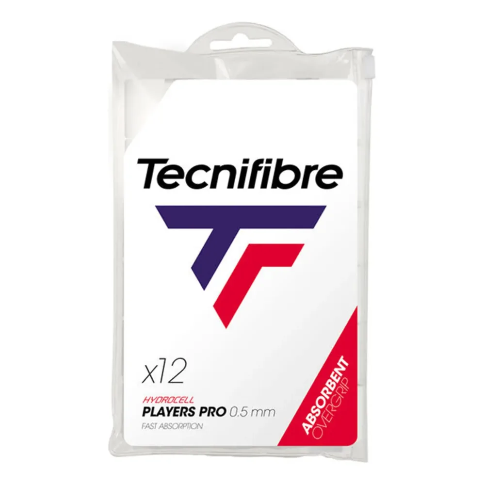 Tecnifibre Players Pro 12er Pack - Weiß