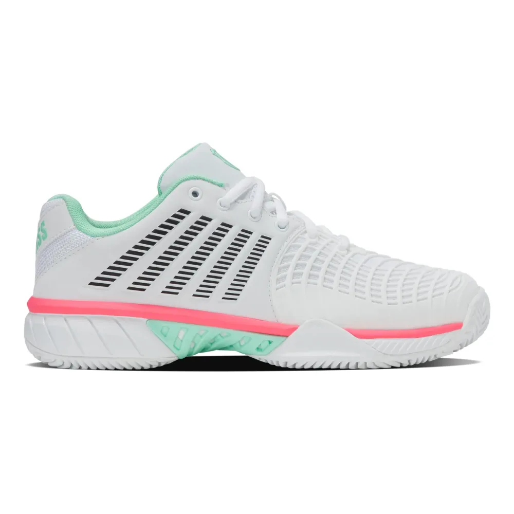 K-Swiss Express Light 3 Sandplatzschuh Damen - weiß, türkis