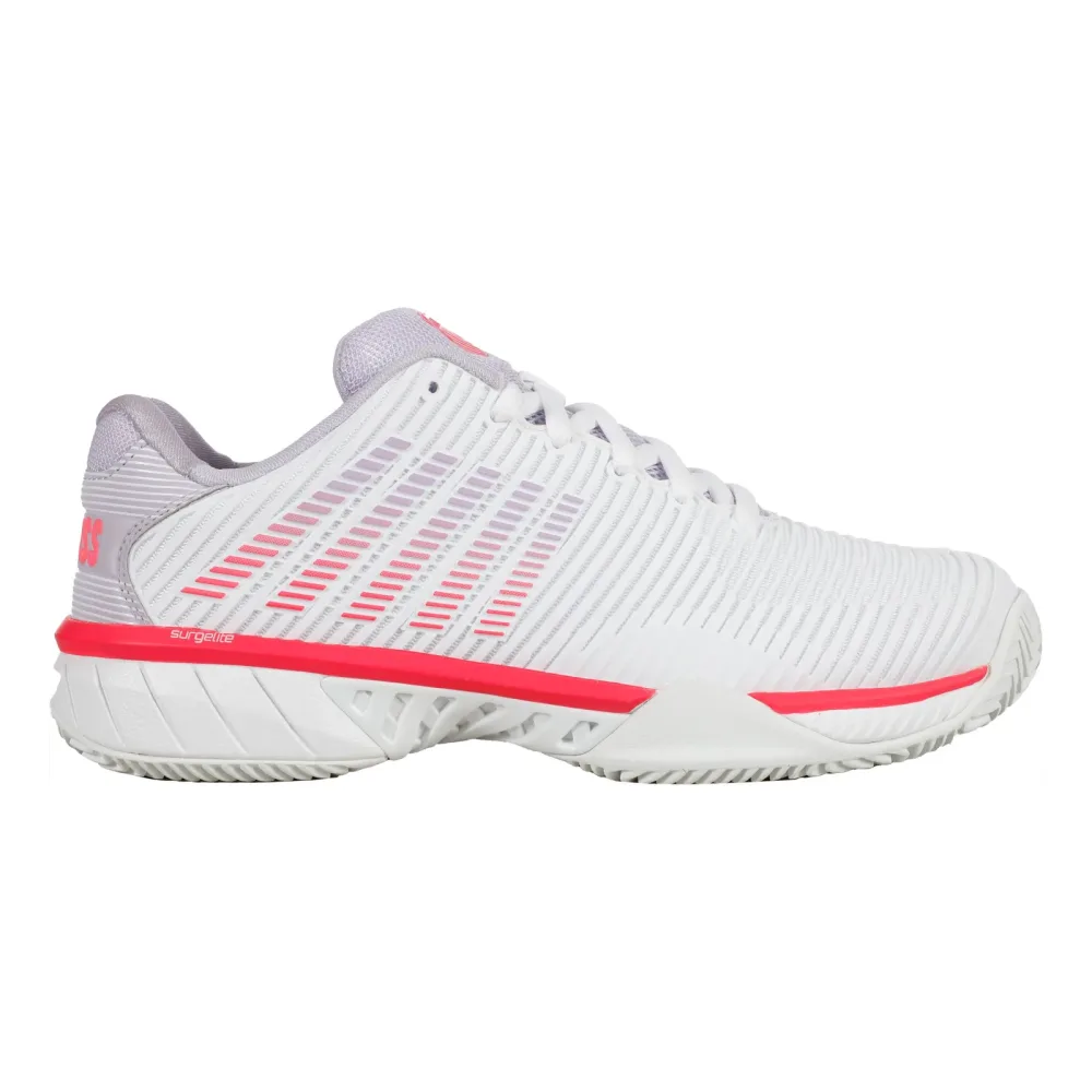 K - Swiss Hypercourt Express 2 Sandplatzschuh Damen Weiß, Koralle