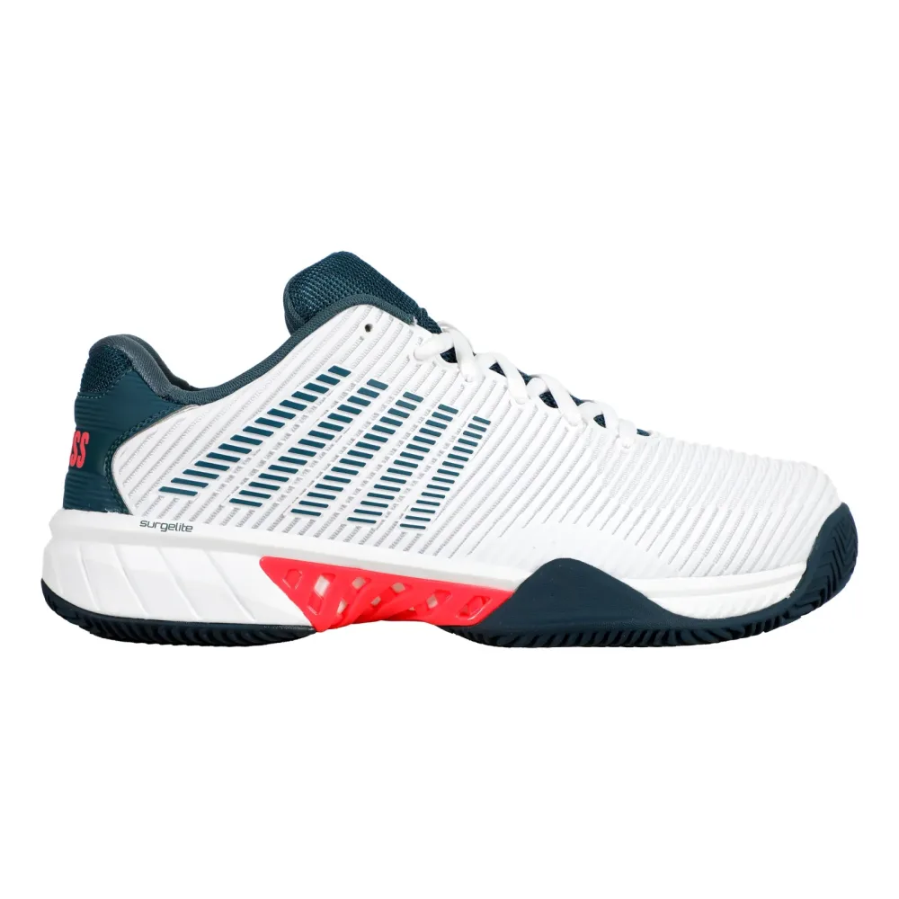 K - Swiss Hypercourt Express 2 Sandplatzschuh Herren Hellgrau, Dunkelblau