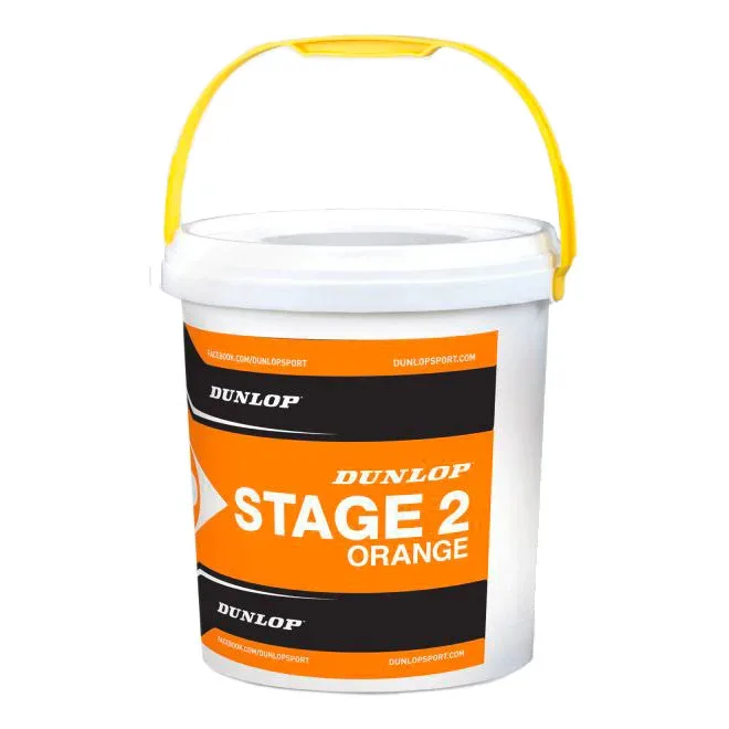 Dunlop Mini Tennis Stage 2 Orange 60er Eimer