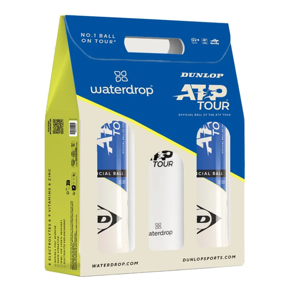 Dunlop ATP 2x 4er Dose + Waterdrop Tri - Pack