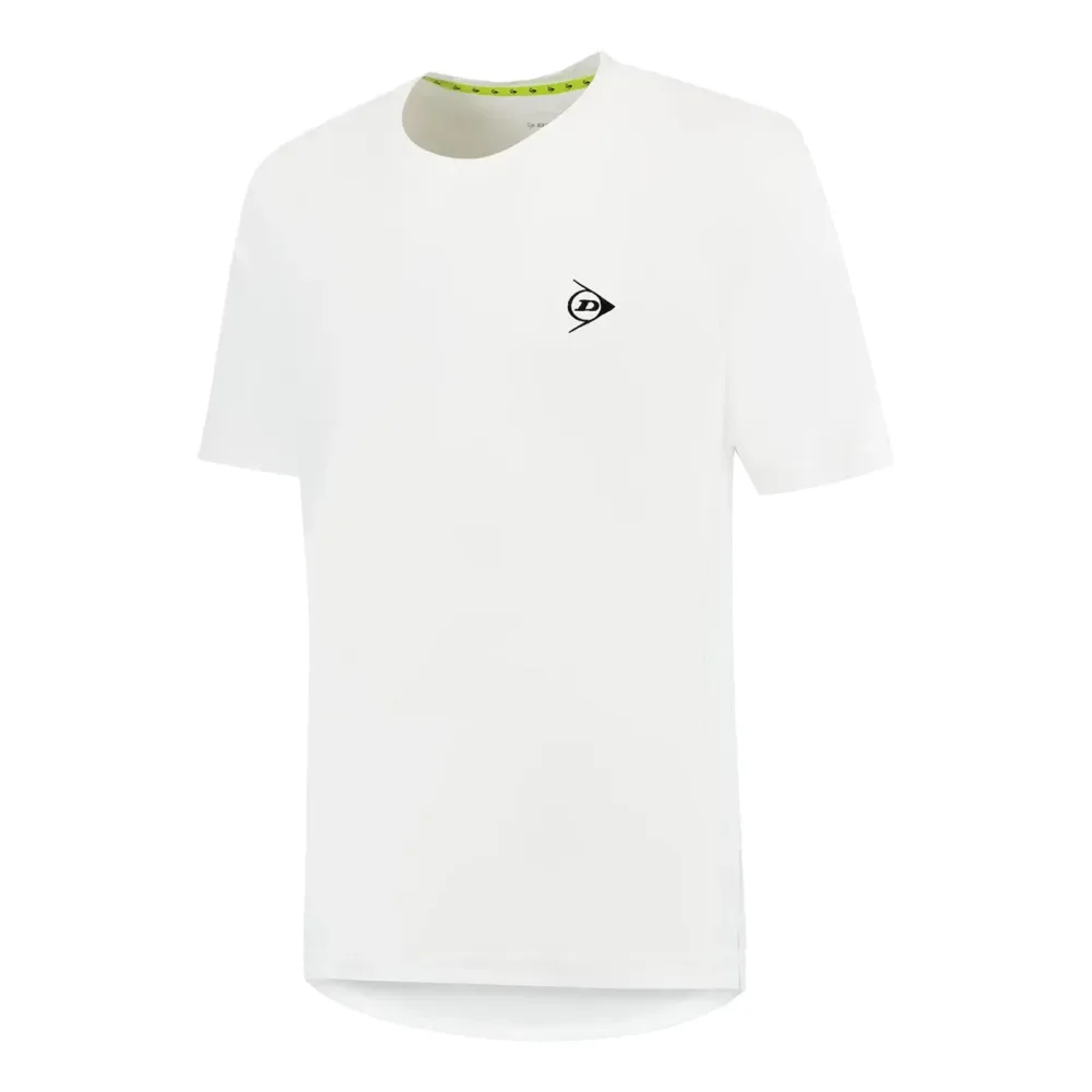 Dunlop Club Crew T-Shirt Herren-Weiß