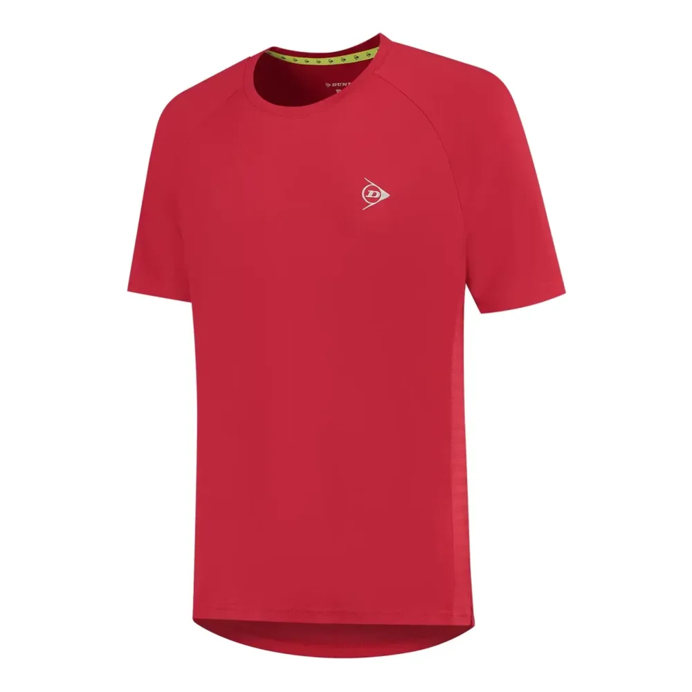 Dunlop Club Crew T - Shirt Herren Rot