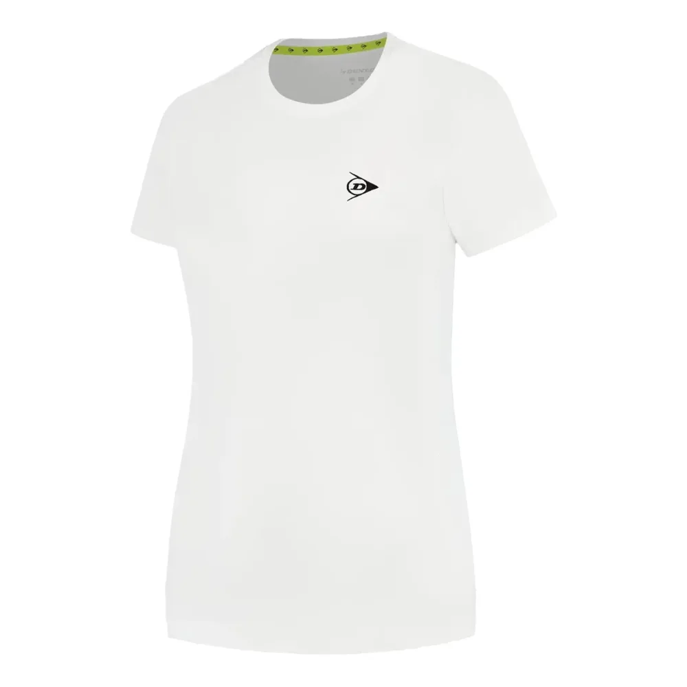 Dunlop Club Crew T - Shirt Damen Weiß