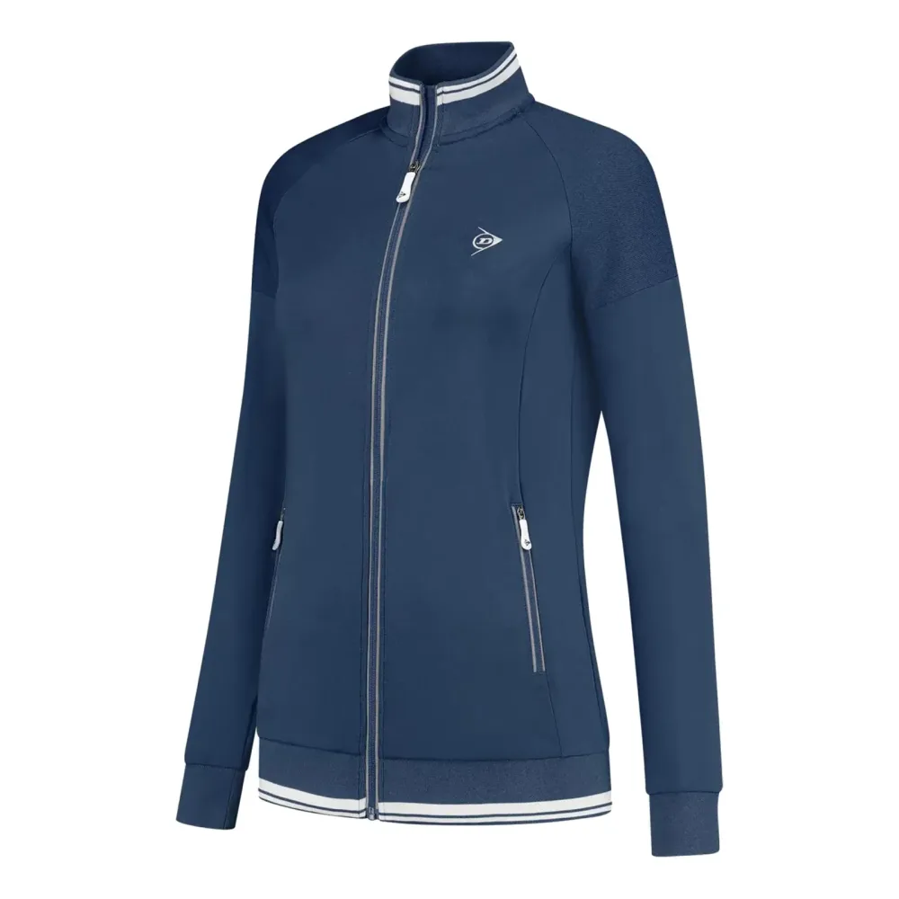 Dunlop Club Knitted Trainingsjacke Damen - Dunkelblau