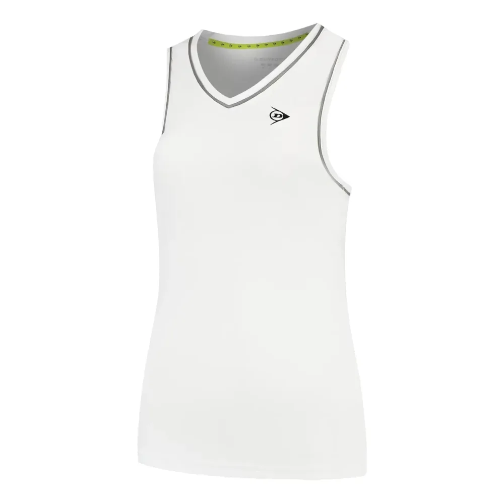 Dunlop Club Tank - Top Damen Weiß