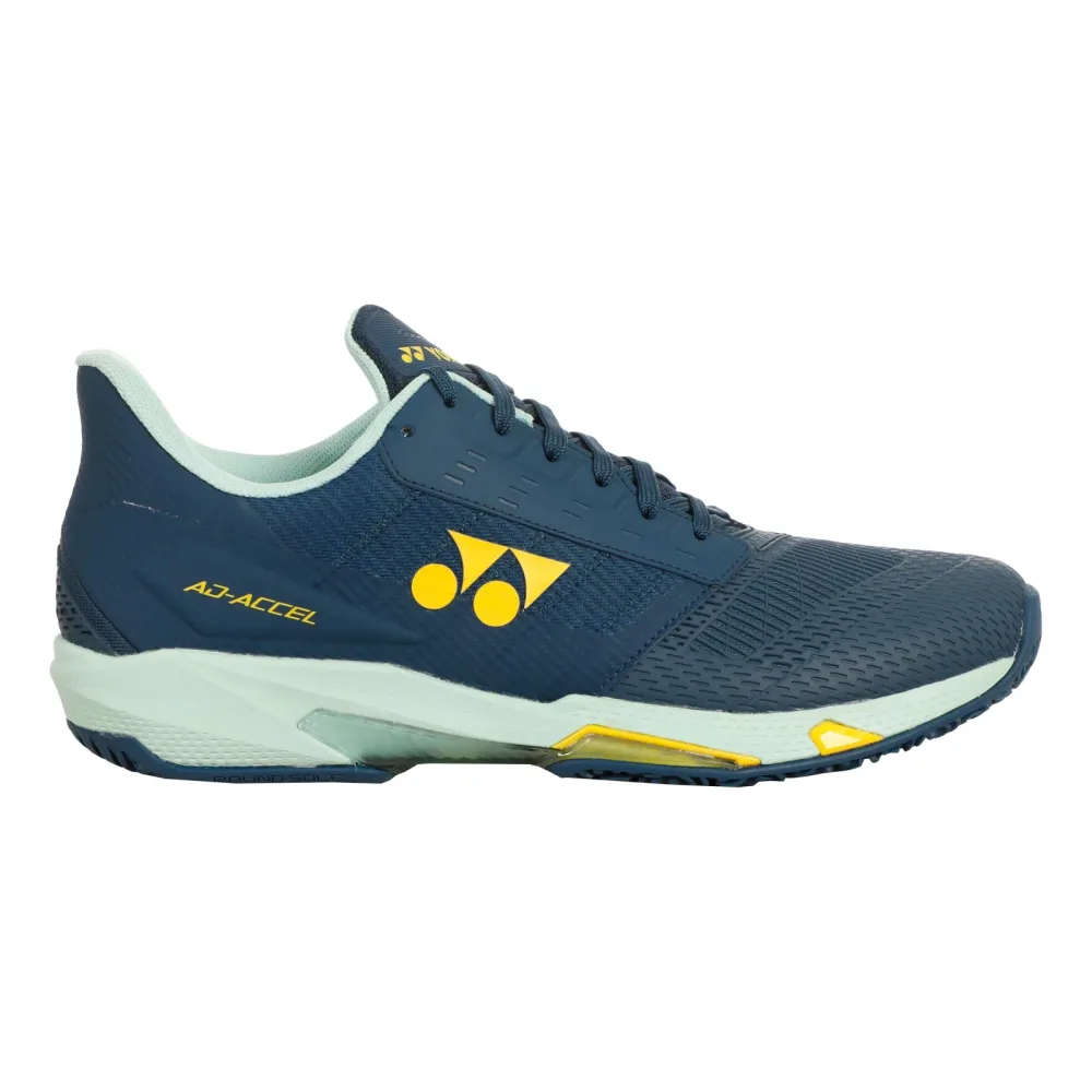Yonex Power Cushion Ad - Accel Sandplatzschuh Herren Dunkelblau, Türkis