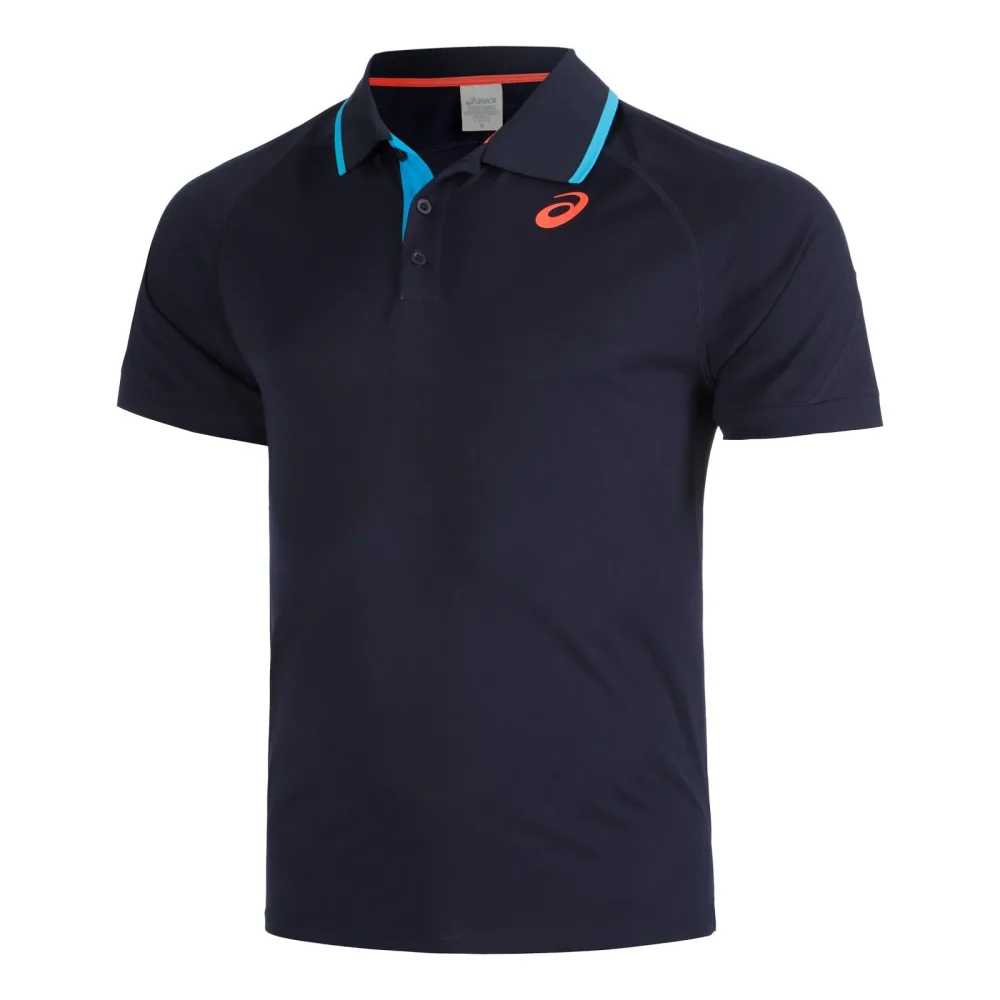 ASICS Polo Herren - Dunkelblau