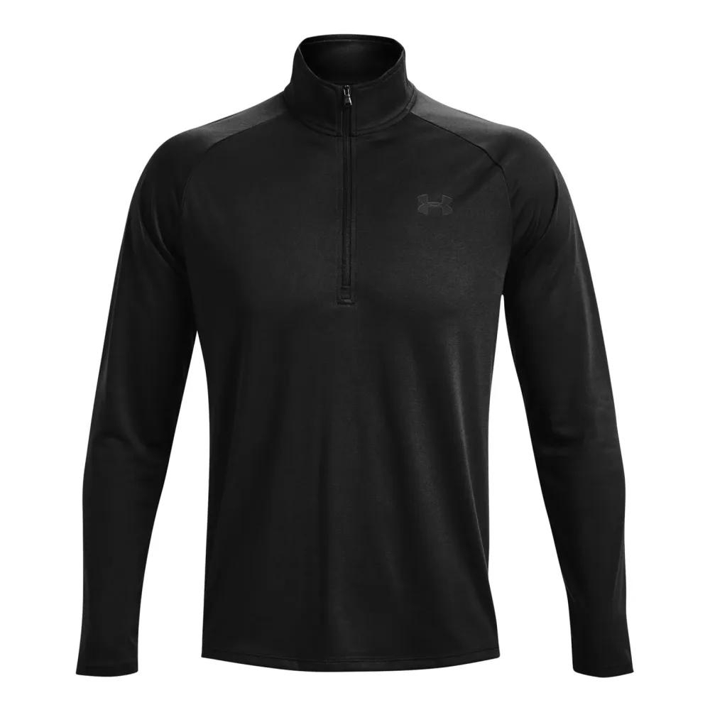 Under Armour Tech 2.0 Half - Zip Longsleeve Herren Schwarz, Dunkelgrau