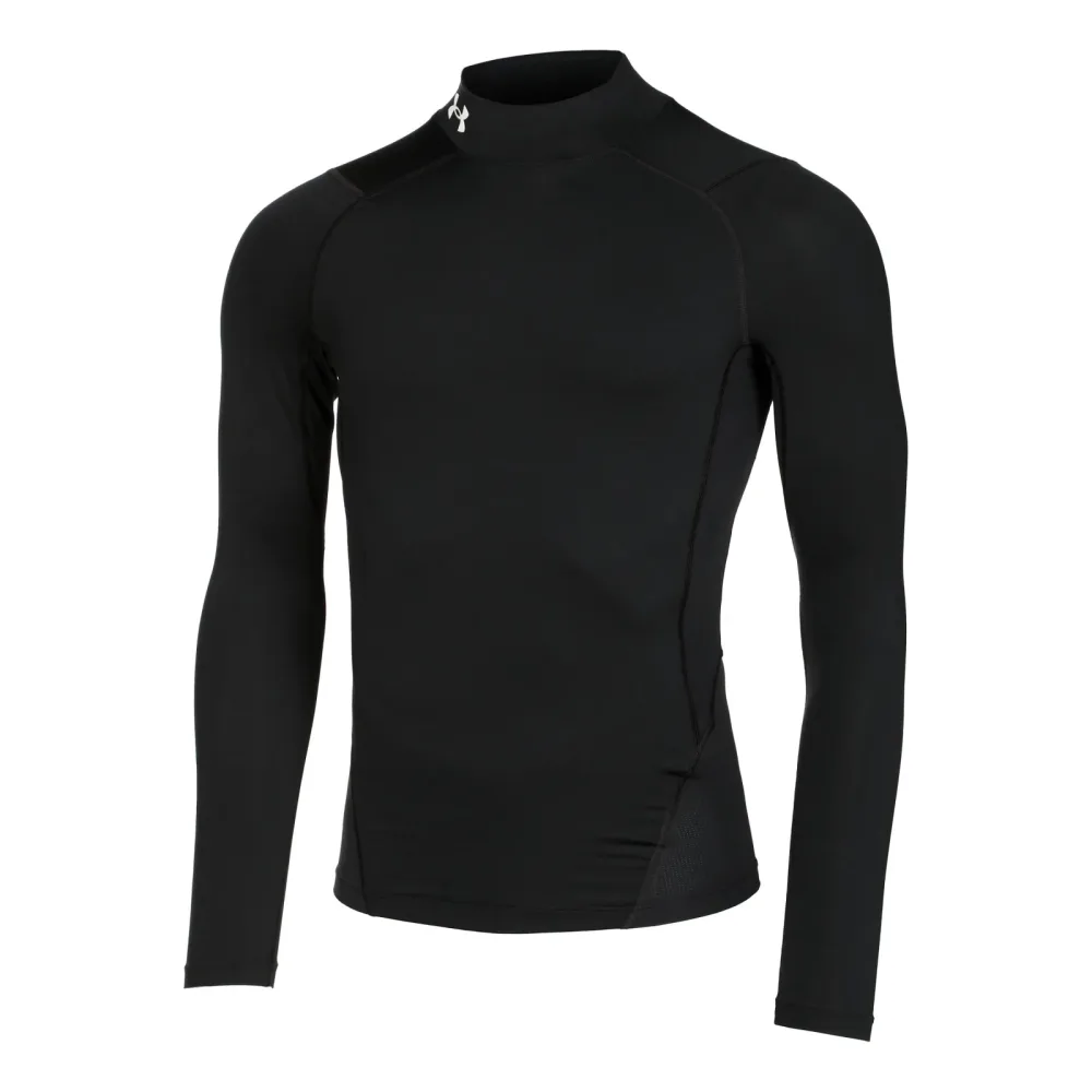 Under Armour Heatgear Comp Mock Longsleeve Herren - Schwarz