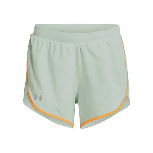 Under Armour Fly-By Elite 3in Shorts Damen - Grün, Orange