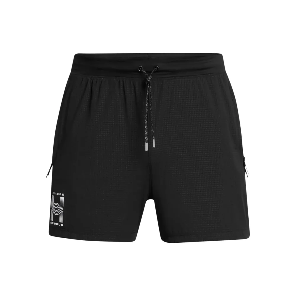 Under Armour Run Anywhere Laufshorts Herren - Schwarz, Weiß