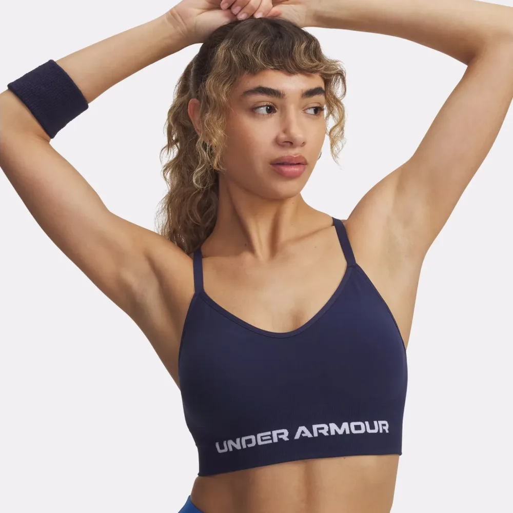 Under Armour Vanisheamle Low Sport - BH Damen Blau