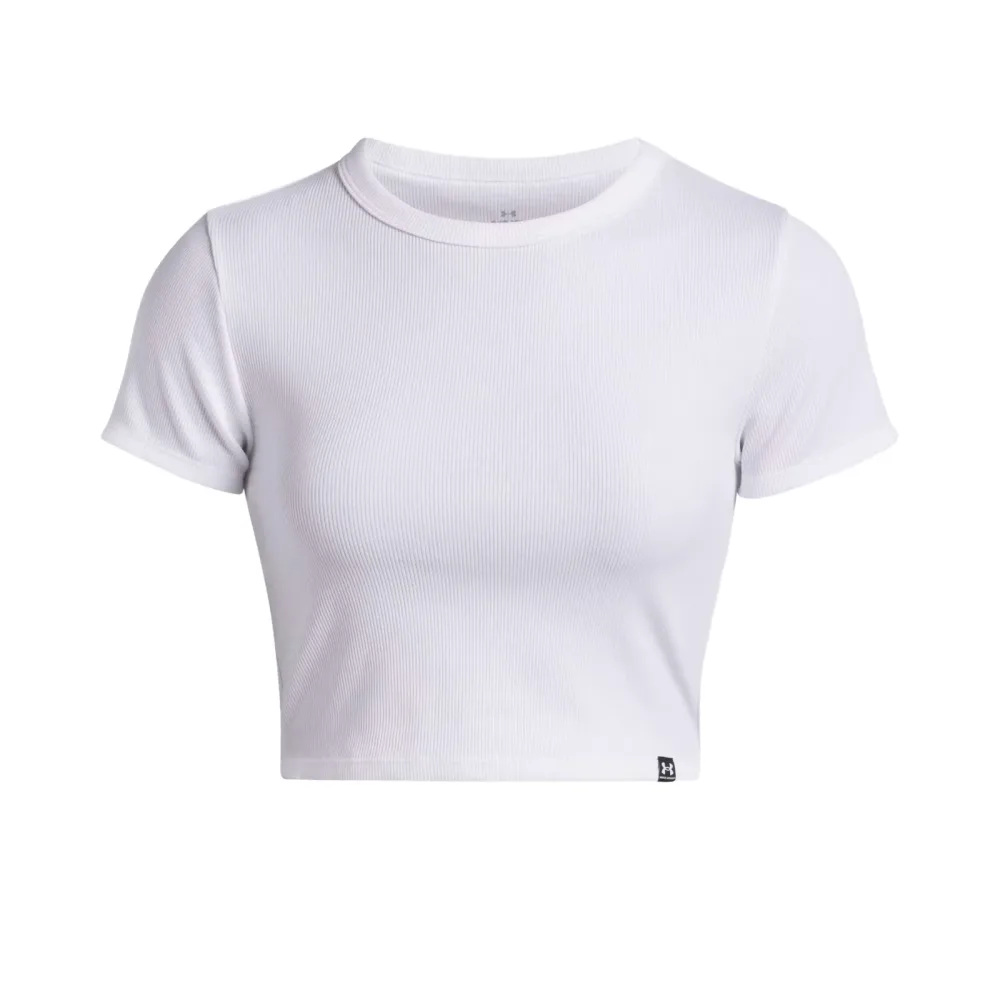 Under Armour Rival Rib Baby T - Shirt Damen Weiß