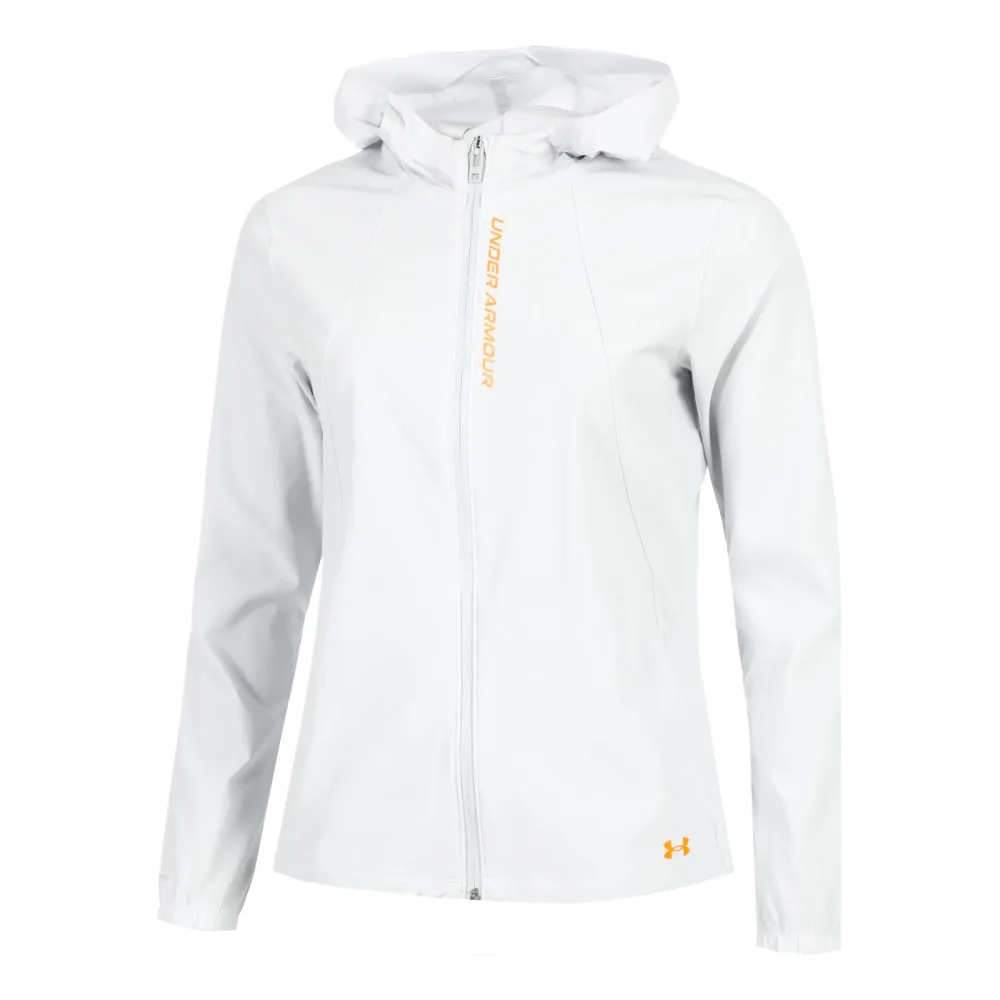 Under Armour OutRun The Storm Laufjacke Damen-Hellgrau