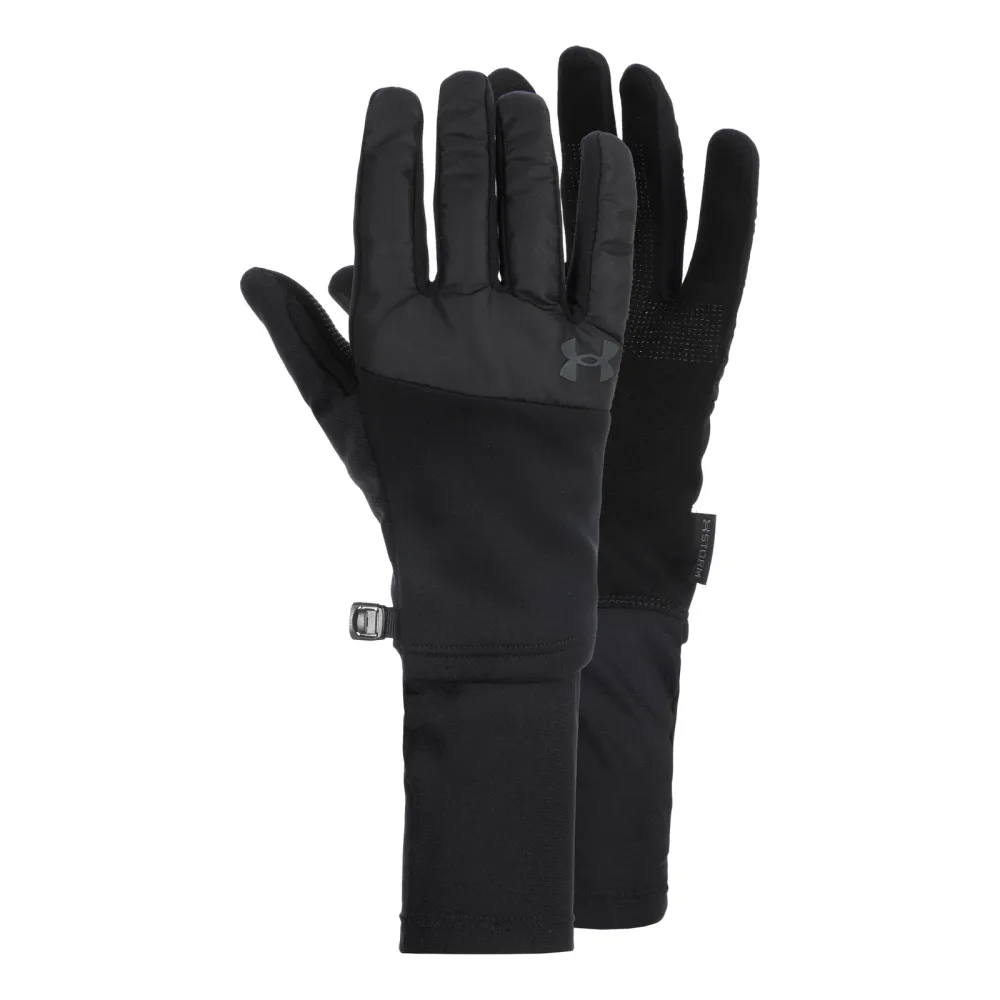 Under Armour Storm Fleece Run Laufhandschuhe-Schwarz,Schwarz
