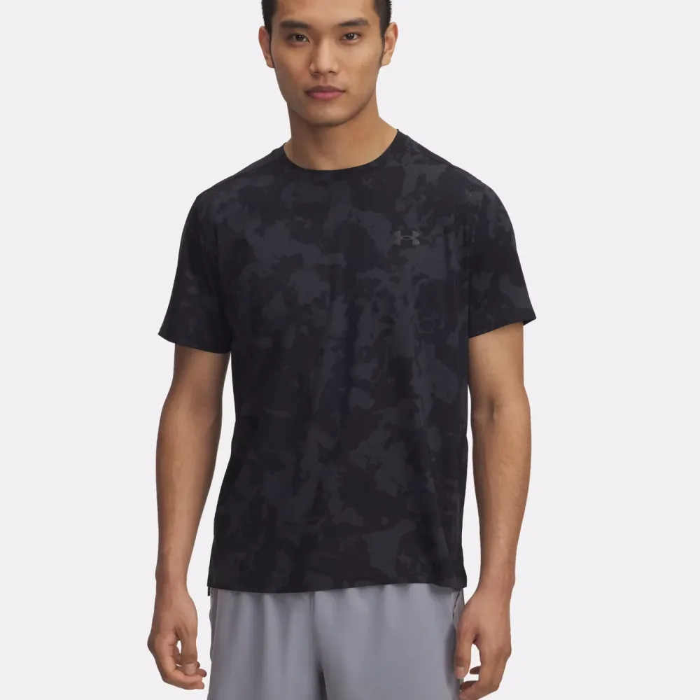 Under Armour Launch Elite Print Laufshirt Herren-Anthrazit,Schwarz