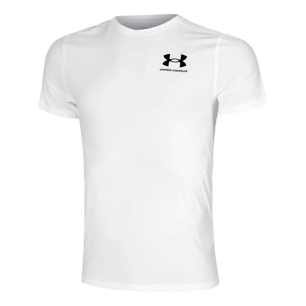 Under Armour Heatgear Fitted T-Shirt Herren-Weiß