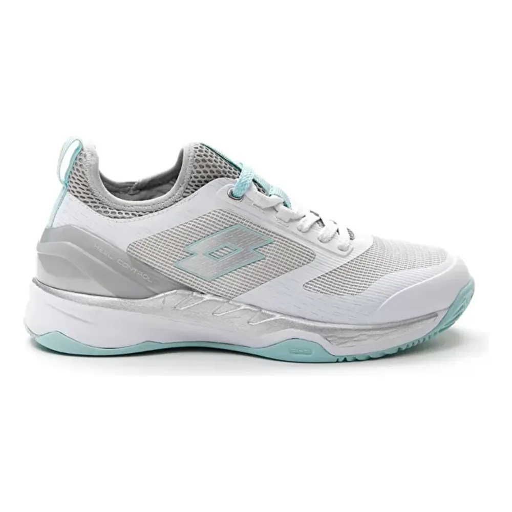 Lotto Mirage 200 Sandplatzschuh Damen - Weiß, Silber