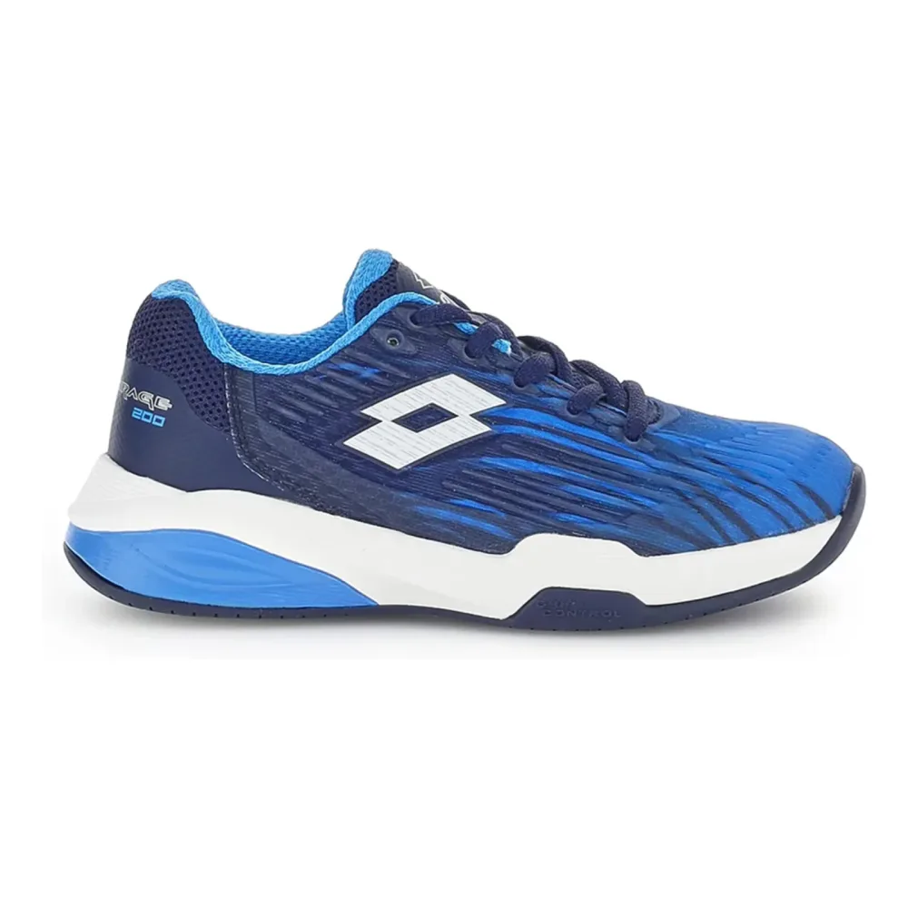 Lotto Mirage 200 II PRT Allcourtschuh Kinder - dunkelblau, blau