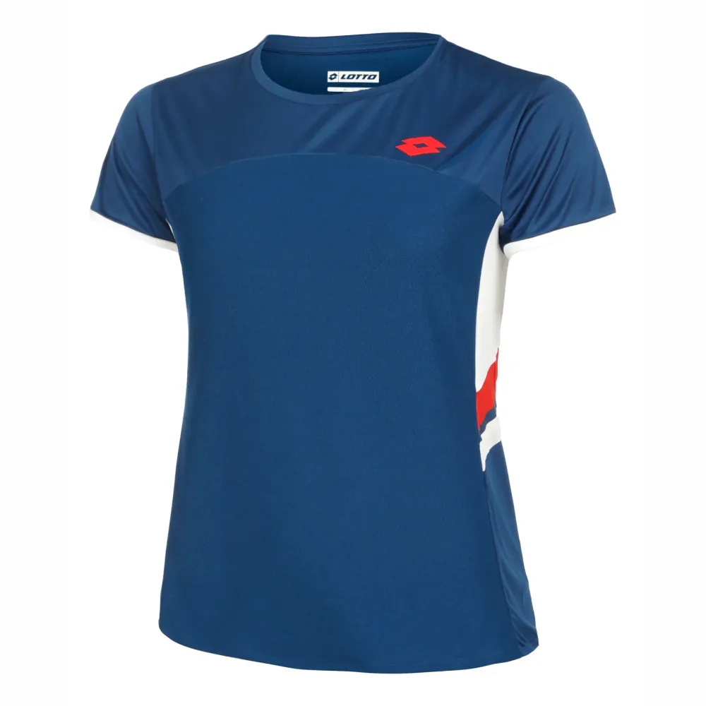 Lotto Squadra III T - Shirt Damen Blau, Weiß