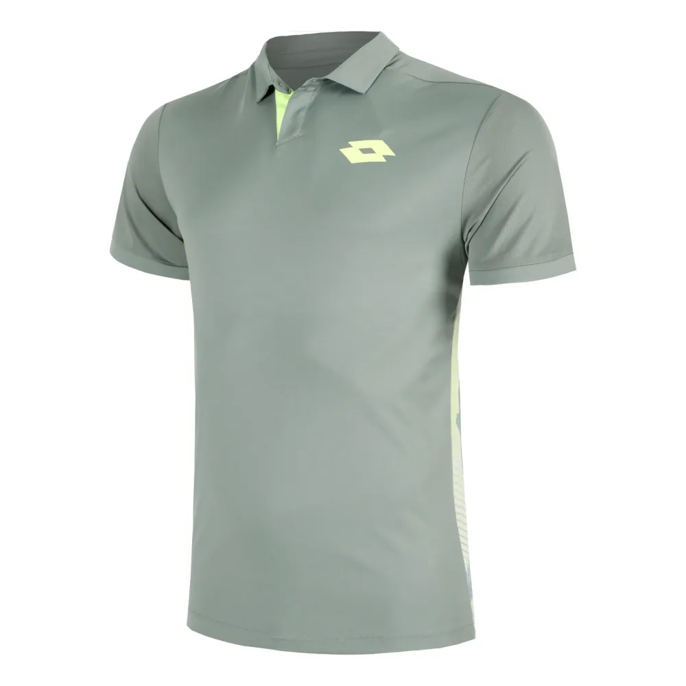 Lotto Tech IV D1 Polo Herren-Grau