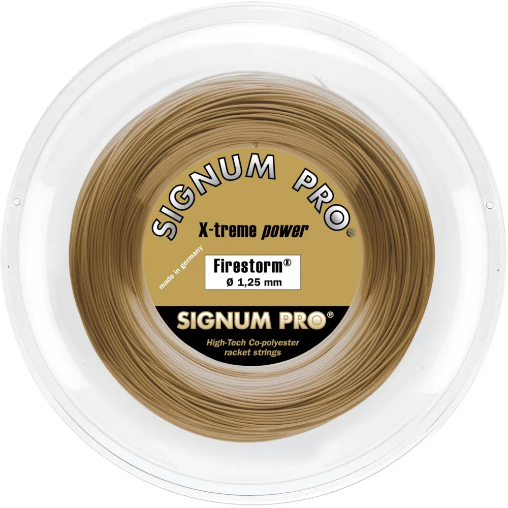Signum Pro Firestorm Metallic Saitenrolle 100m - Gold
