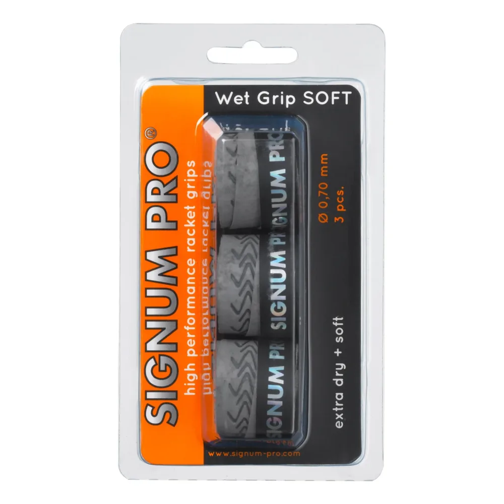 Signum Pro Wet Grip SOFT 3er Pack - Grau