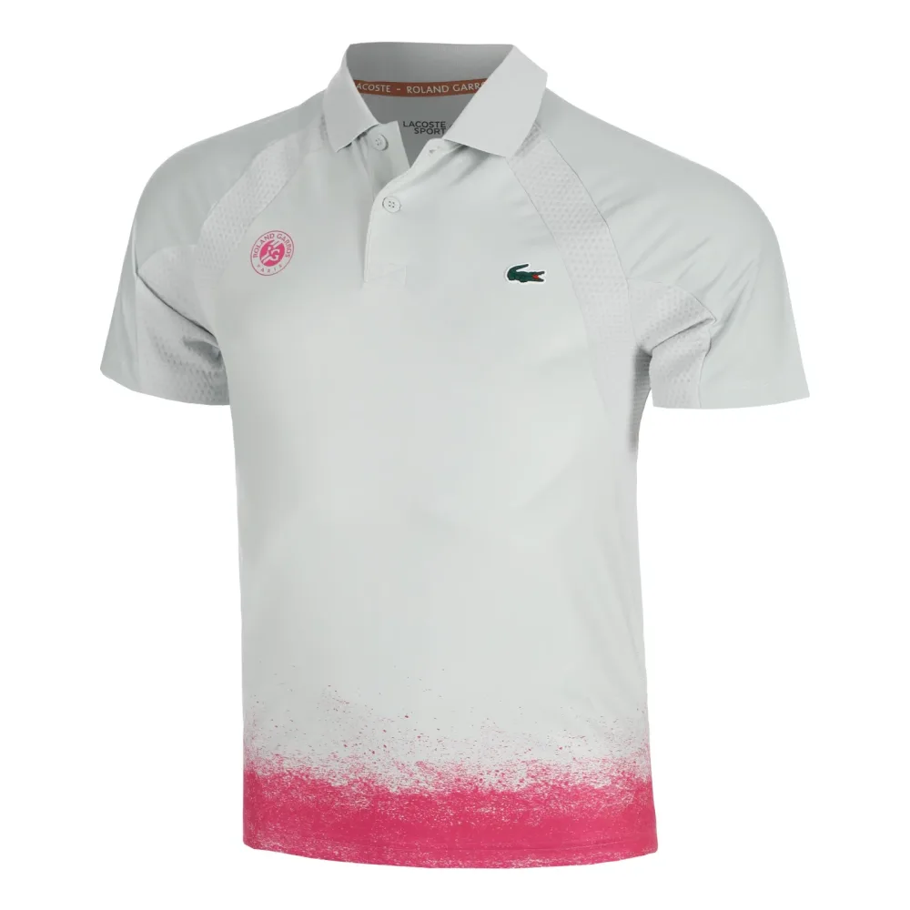 Lacoste Polo Herren - Weiß, Pink