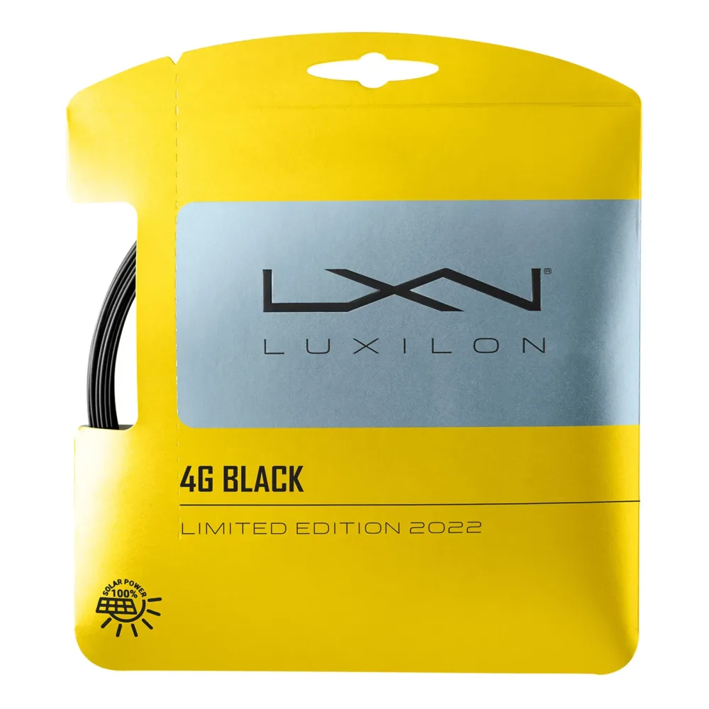 Luxilon 4G Saitenset 12,2m - Schwarz