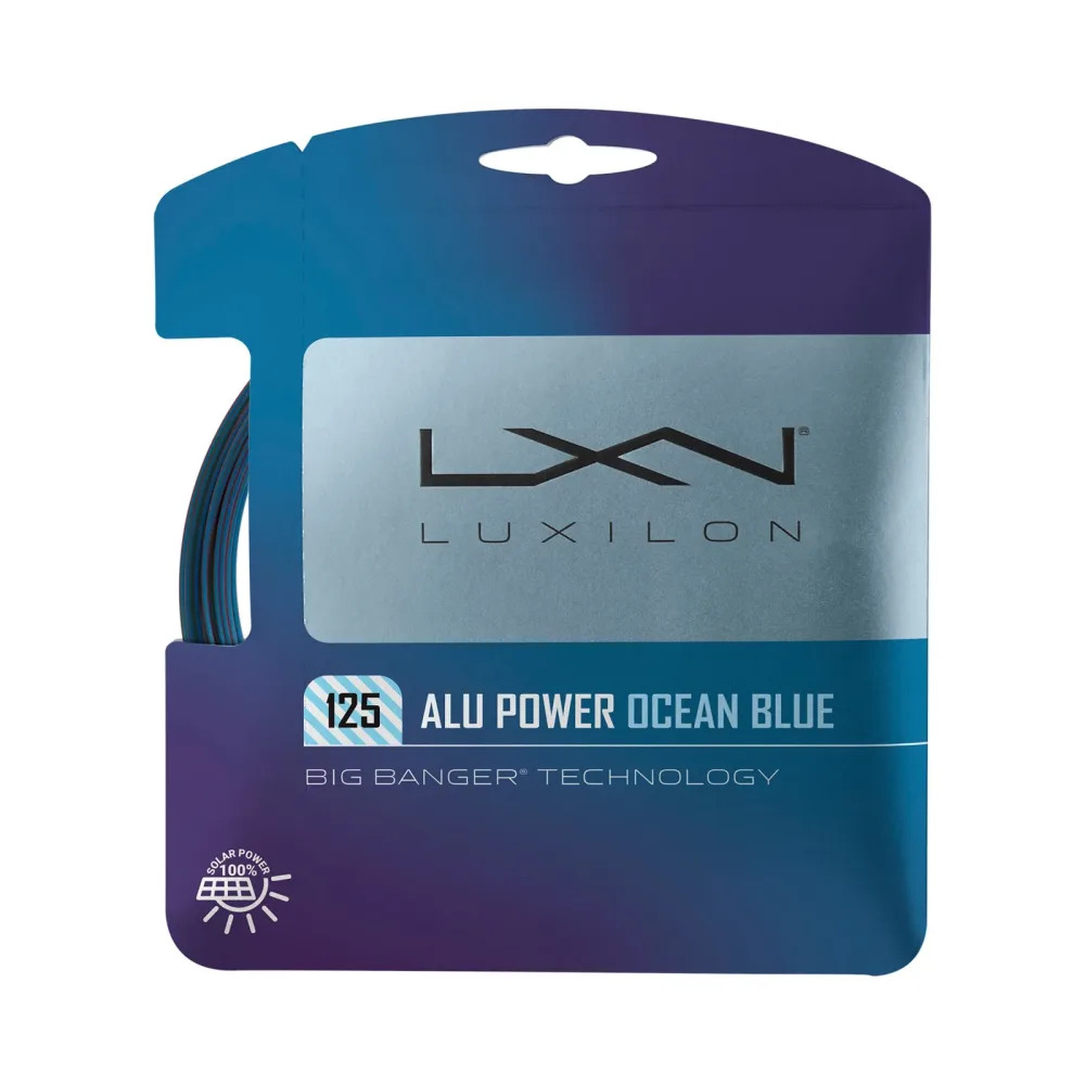 Luxilon Alu Power Ocean Blue Saitenset 12,2m - Blau